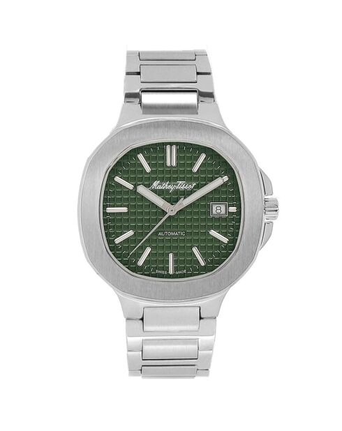 Montre Homme Automatique en Acier Evasion argentée