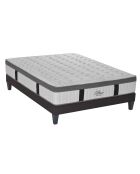 Altesse matrassenset + boxspring wit/grijze stofset - 200x200 cm