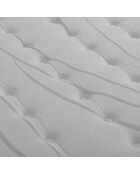 Matelas Altesse Mémoire de Forme + Mousse HD blanc/gris - 200x200 cm