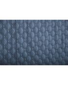 Set springmatras + boxspringset Dolce Vita blauw/wit/hout - 180x200 cm