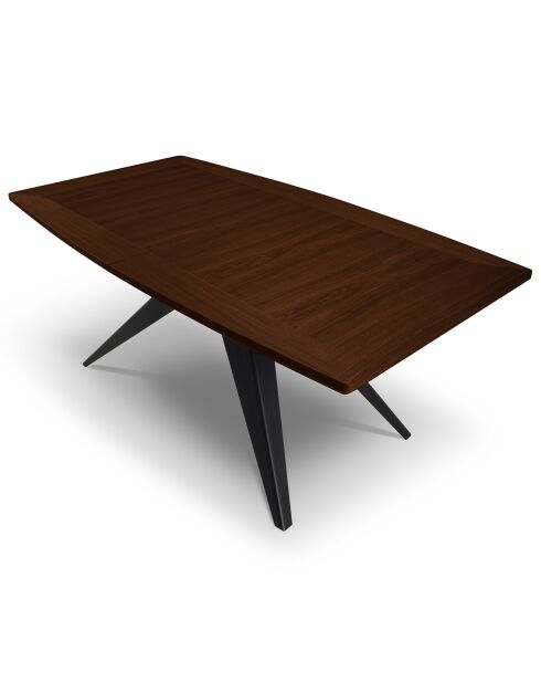 Table extensible Sky chêne foncé - 200/300x100x76 cm