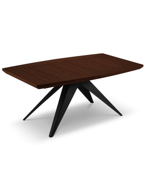 Table extensible Sky chêne foncé - 200/300x100x76 cm