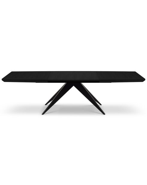 Table extensible Sky noire - 200/300x100x76 cm