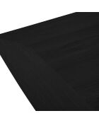 Table extensible Sky noire - 200/300x100x76 cm