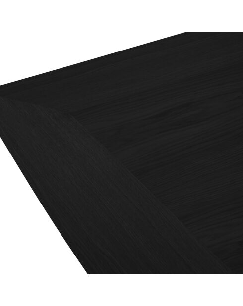 Table extensible Sky noire - 200/300x100x76 cm