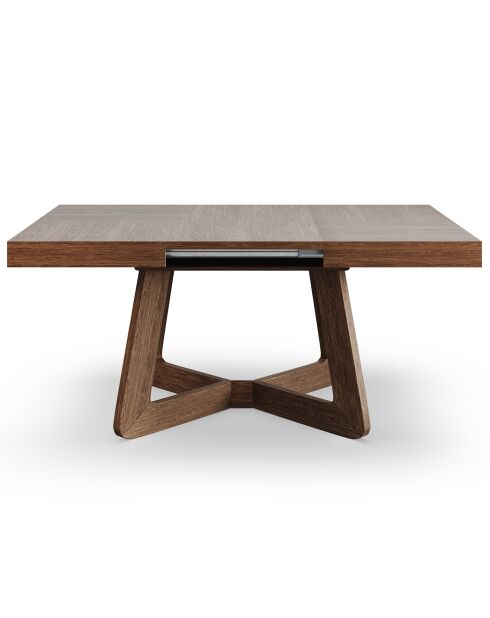 Table extensible Nodi chêne foncé - 130/230x130x76 cm
