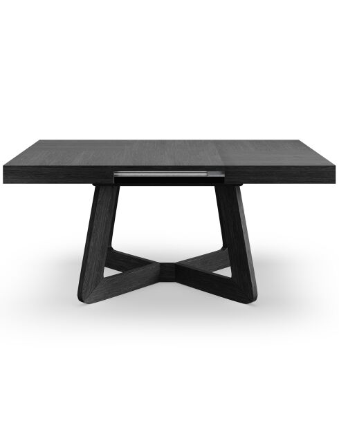 Table extensible Nodi noire - 130/230x130x76 cm
