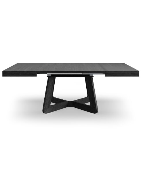 Table extensible Nodi noire - 130/230x130x76 cm