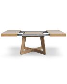 Table extensible Nodi chêne - 130/230x130x76 cm