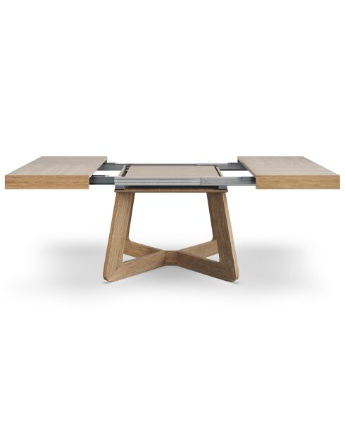 Table extensible Nodi chêne - 130/230x130x76 cm