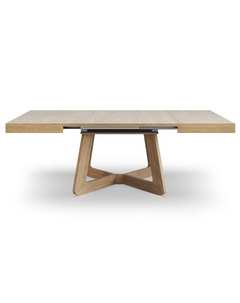 Table extensible Nodi chêne - 130/230x130x76 cm