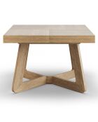 Table extensible Nodi chêne - 130/230x130x76 cm