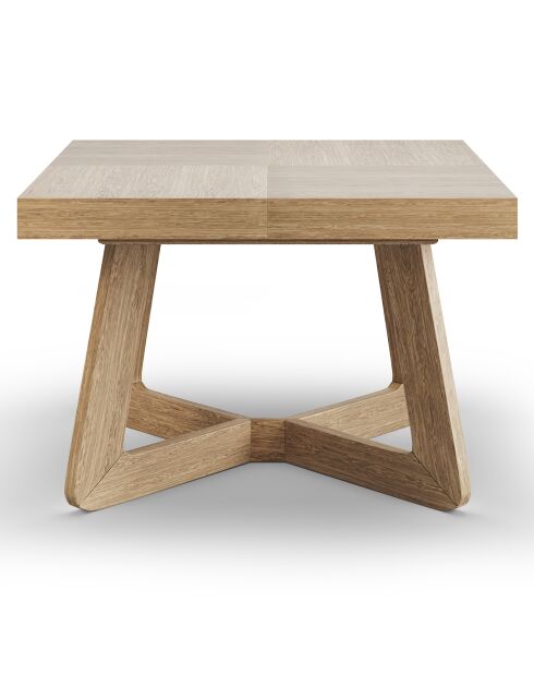 Table extensible Nodi chêne - 130/230x130x76 cm