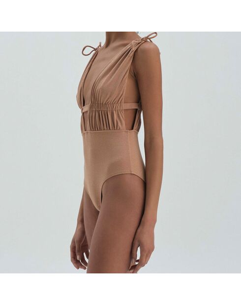Maillot de Bain 1 pièce Oscar camel