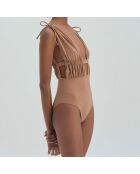 Maillot de Bain 1 pièce Oscar camel