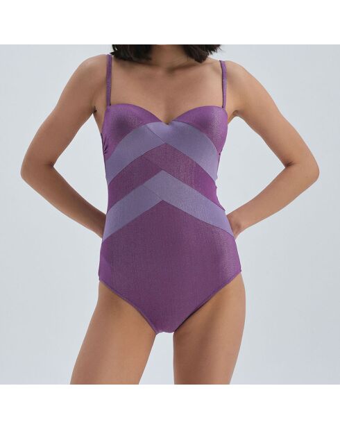 Maillot de Bain 1 pièce Noa violet