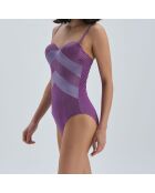 Maillot de Bain 1 pièce Noa violet