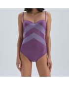 Maillot de Bain 1 pièce Noa violet