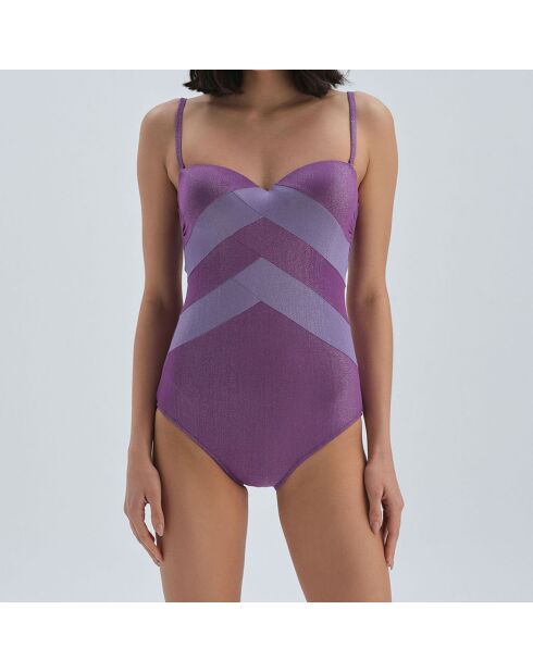 Maillot de Bain 1 pièce Noa violet