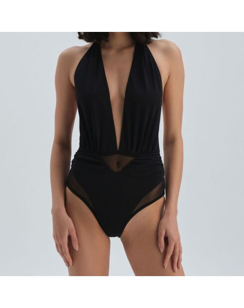 Maillot de Bain 1 pièce Clément noir
