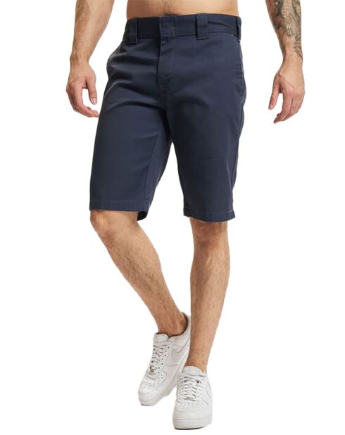 Short Slim fit Rec bleu marine