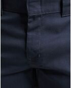 Short Slim fit Rec bleu marine