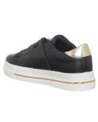 Sneakers Sofia noir/doré
