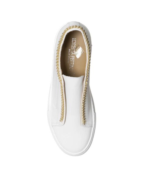 Sneakers en Cuir Linda blanches
