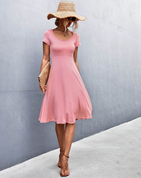 Robe Geneviève rose