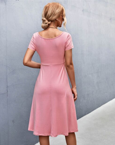Robe Geneviève rose