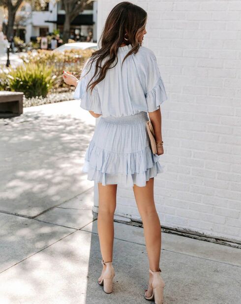 Robe Ava bleu ciel