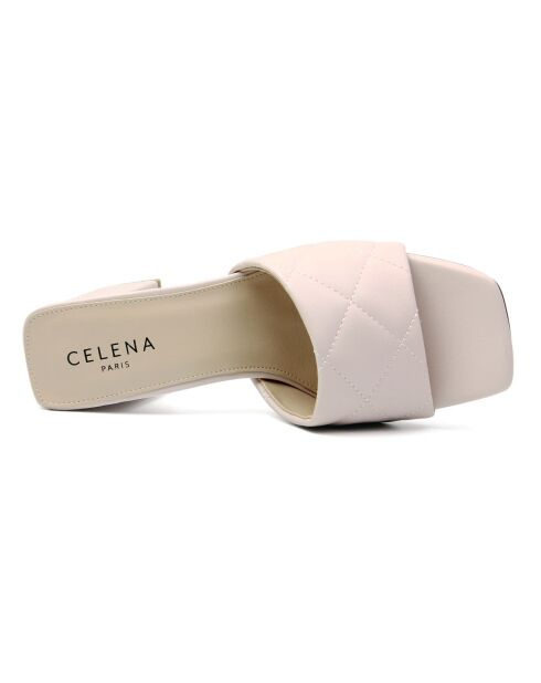 Sabot rosa Cacie - Tacco 7 cm