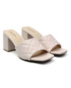 Mules Cacie rose - Talon 7 cm