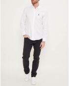Pantalon ajusté 5 poches noir