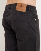Pantalon ajusté 5 poches noir