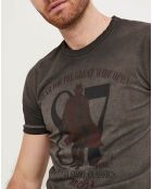 T-Shirt Great Wide 87 gris anthracite