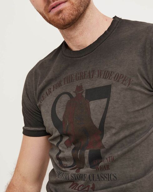 T-Shirt Great Wide 87 gris anthracite