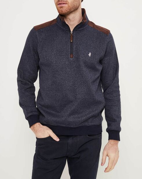 Sweat polaire indigo