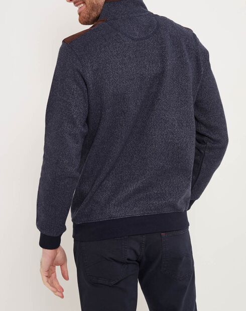 Sweat polaire indigo