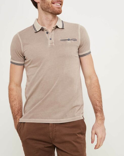 Polo Mastic con efecto desteñido