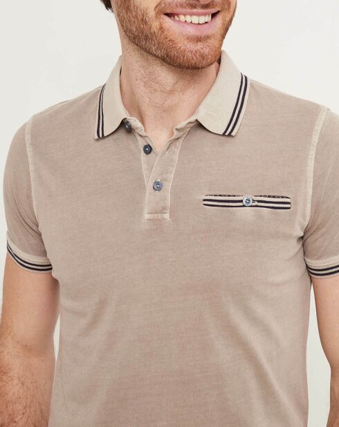 Polo Mastic con efecto desteñido