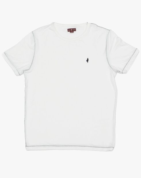 T-Shirt Seams blanc