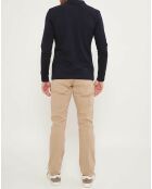 Polo manches longues Classic marine
