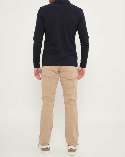 Polo manches longues Classic marine