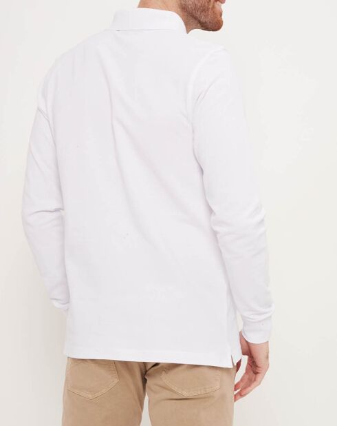 Polo manches longues Classic blanc