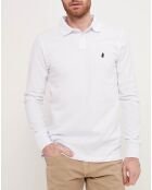 Polo manches longues Classic blanc