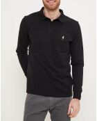 Polo manches longues Classic noir