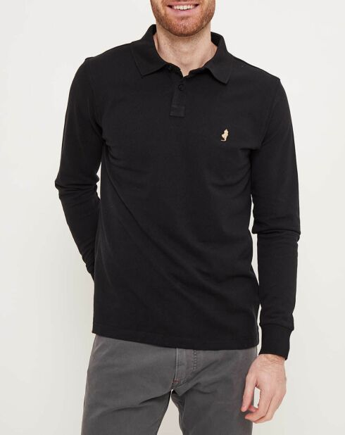 Polo manches longues Classic noir