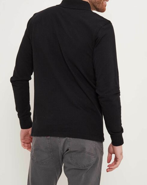 Polo manches longues Classic noir