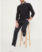 Polo en maille anthracite